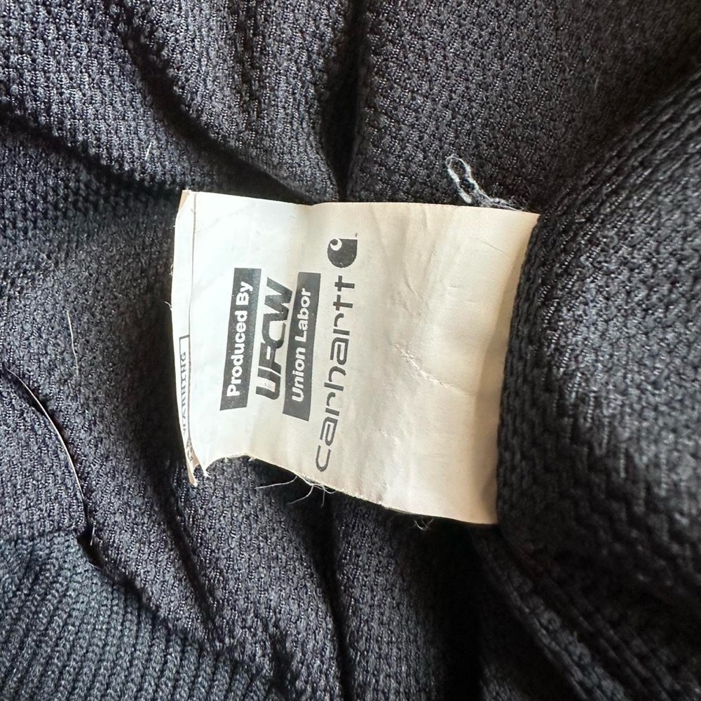 Vintage Carhartt Marlboro Jacket Embroidered Black Men’s Size 2XL Made In USA - Picture 7 of 8
